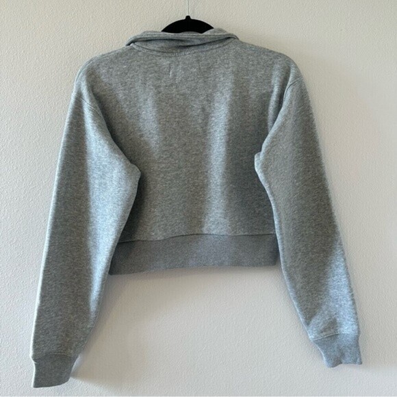 aritzia tna cozy fleece perfect 1/4 zip sweatshirt - Picture 5 of 8